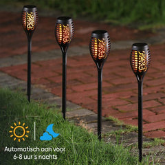Homèlle Solar Tuinfakkels - 6 stuks - 49,5cm