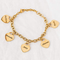 Love Engraved Bracelet | Eternal Love Encaptured